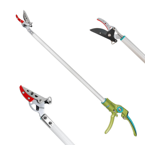 GARTOL cut-and-hold pruner jaw grips branches during pruning for secure handling