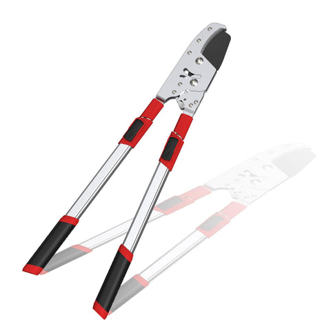 GARTOL extendable loppers enable reach and leverage for high canopy trimming.