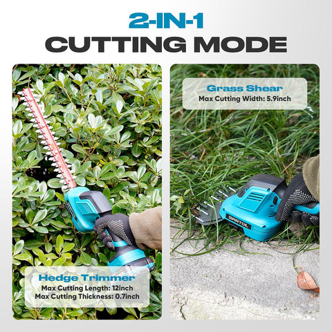 GARTOL grass shear with a 5.9-inch blade for clean lawn edges.