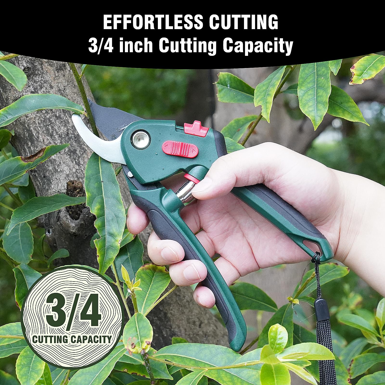 GARTOL heavy-duty branch cutters for tough pruning tasks.