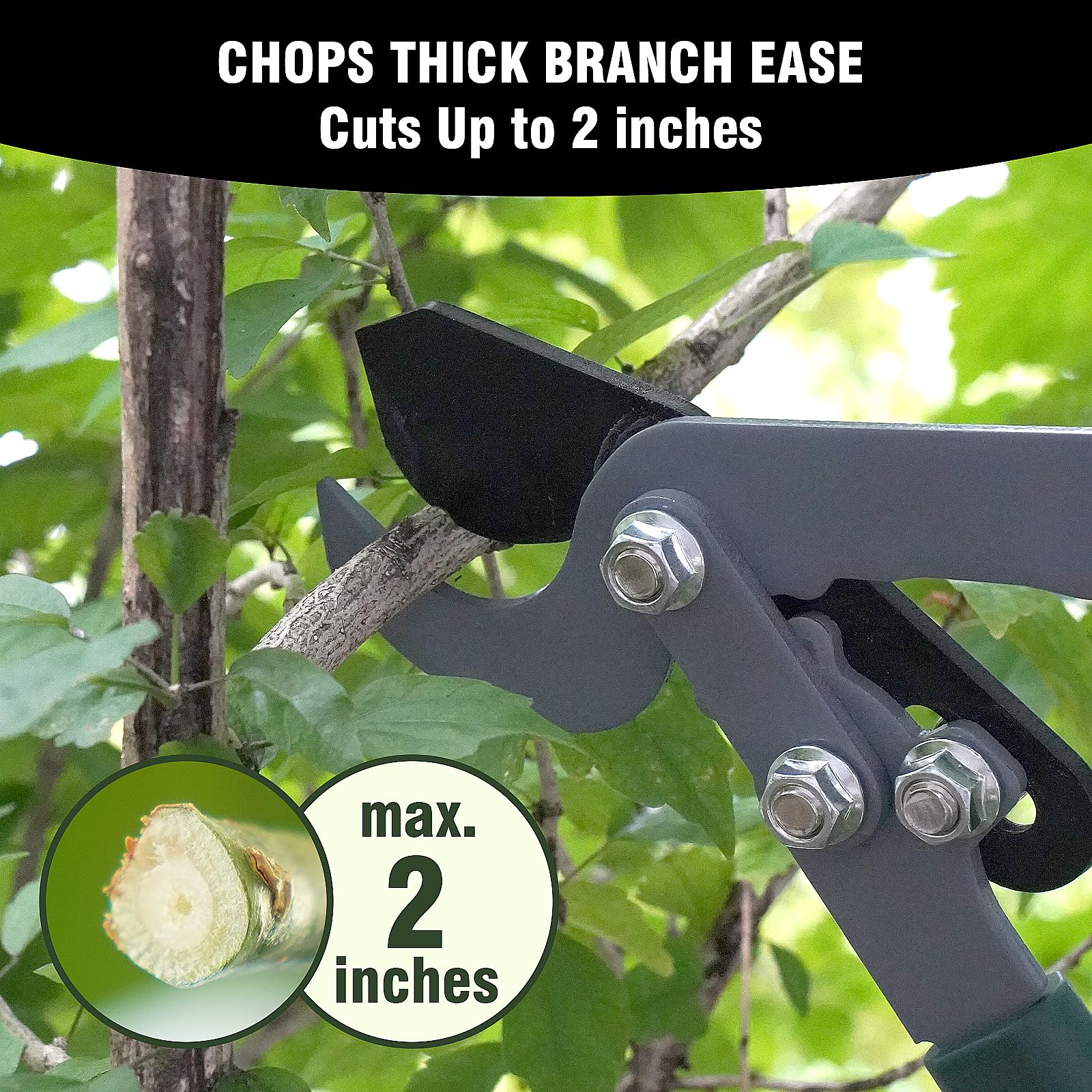 GARTOL hedge shears with extended handle for precise shaping.