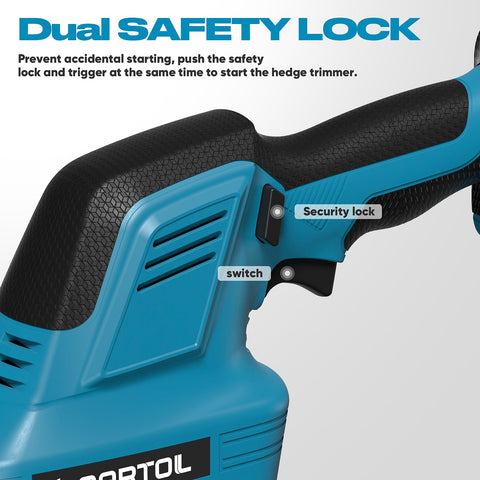 GARTOL lightweight 3-pound design reduces arm fatigue during use.