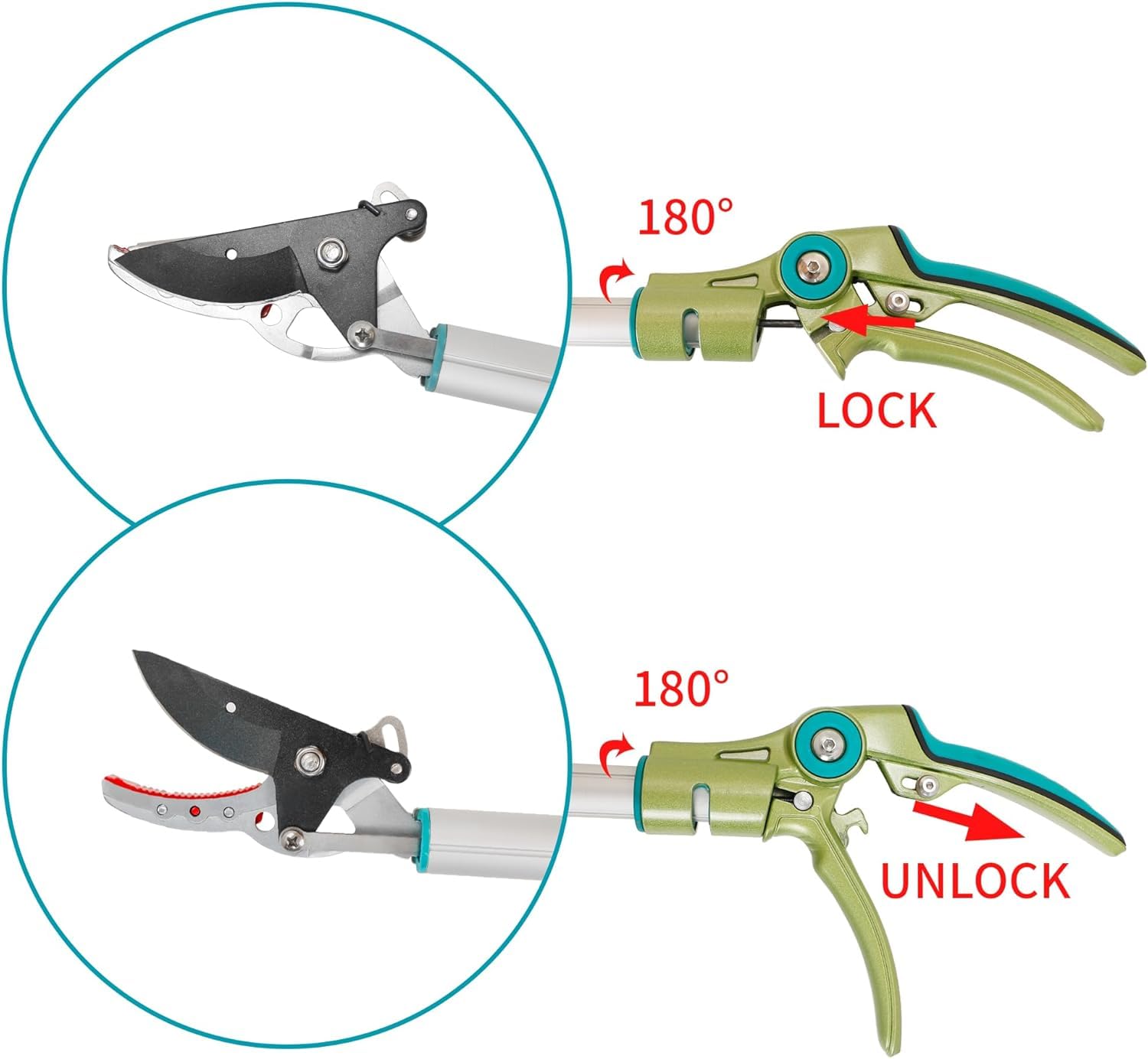 GARTOL lightweight one-handed operation reduces fatigue while pruning