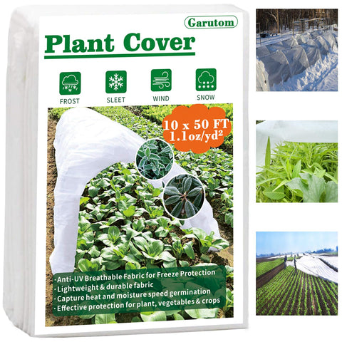 Garutom plant cover frost protection shields crops while letting light through for steady growth.