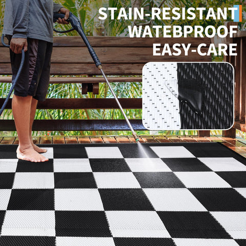 GarveeHome foldable mat with carry bag for easy transport.