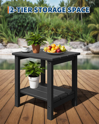 GarveeLife Adirondack side table quick to assemble with included tools.