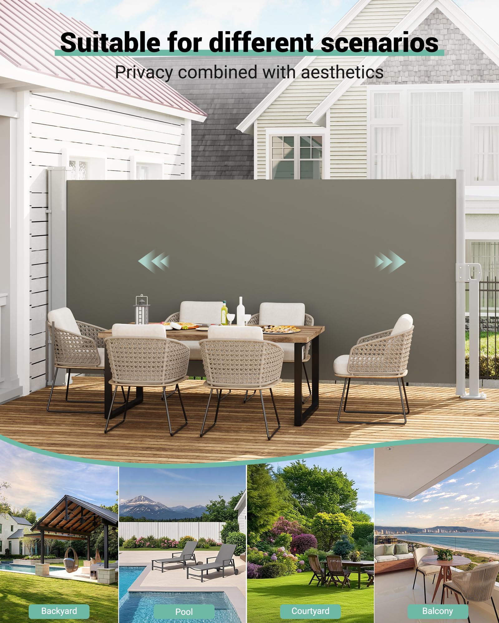 GarveeLife easy-installation mounting ensures secure deck setup.