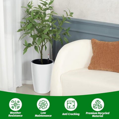 GarveeLife planters suited for indoor and outdoor use on patios
