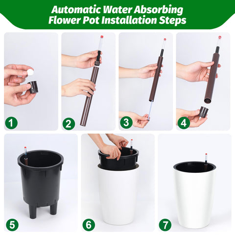 GarveeLife inner and outer pots promote air flow to prevent root rot
