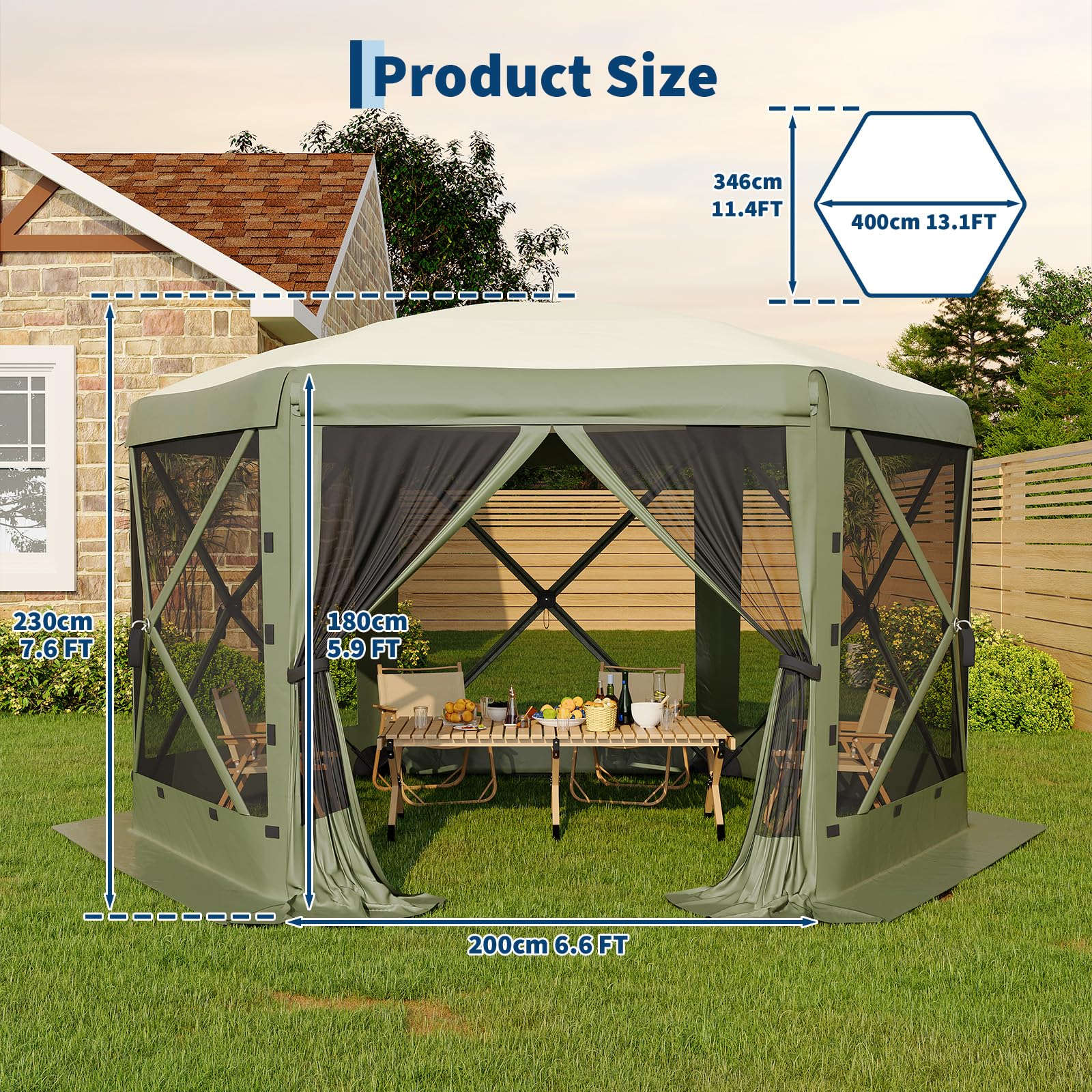 GarveeLife mesh panels with smooth zippers for easy access