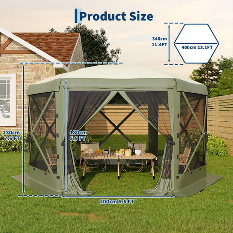 GarveeLife mesh panels with smooth zippers for easy access