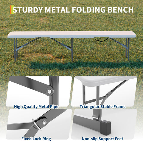 GarveeLife outdoor wedding bench, versatile seating for ceremonies.