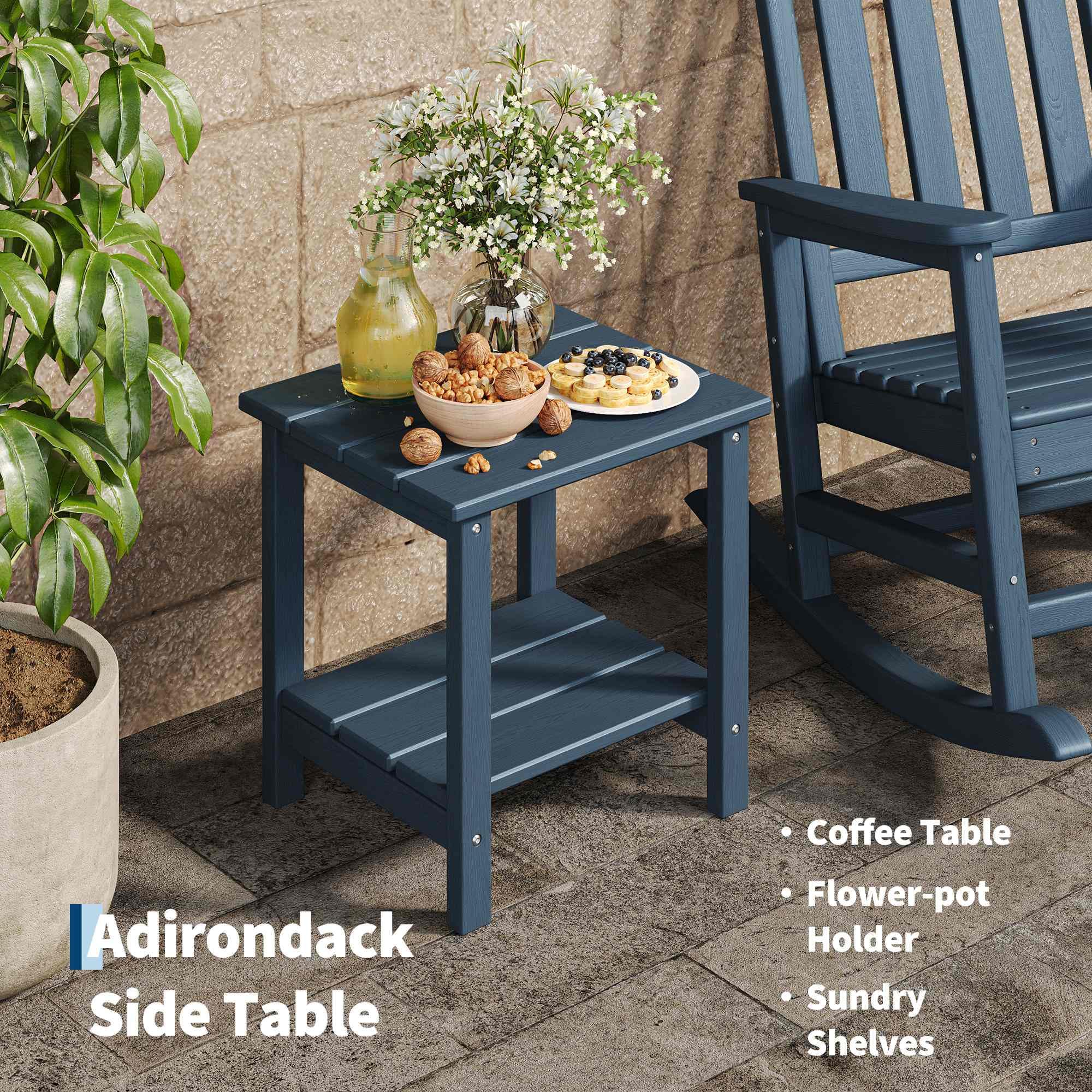 GarveeLife all-weather HDPE construction resists sun and moisture