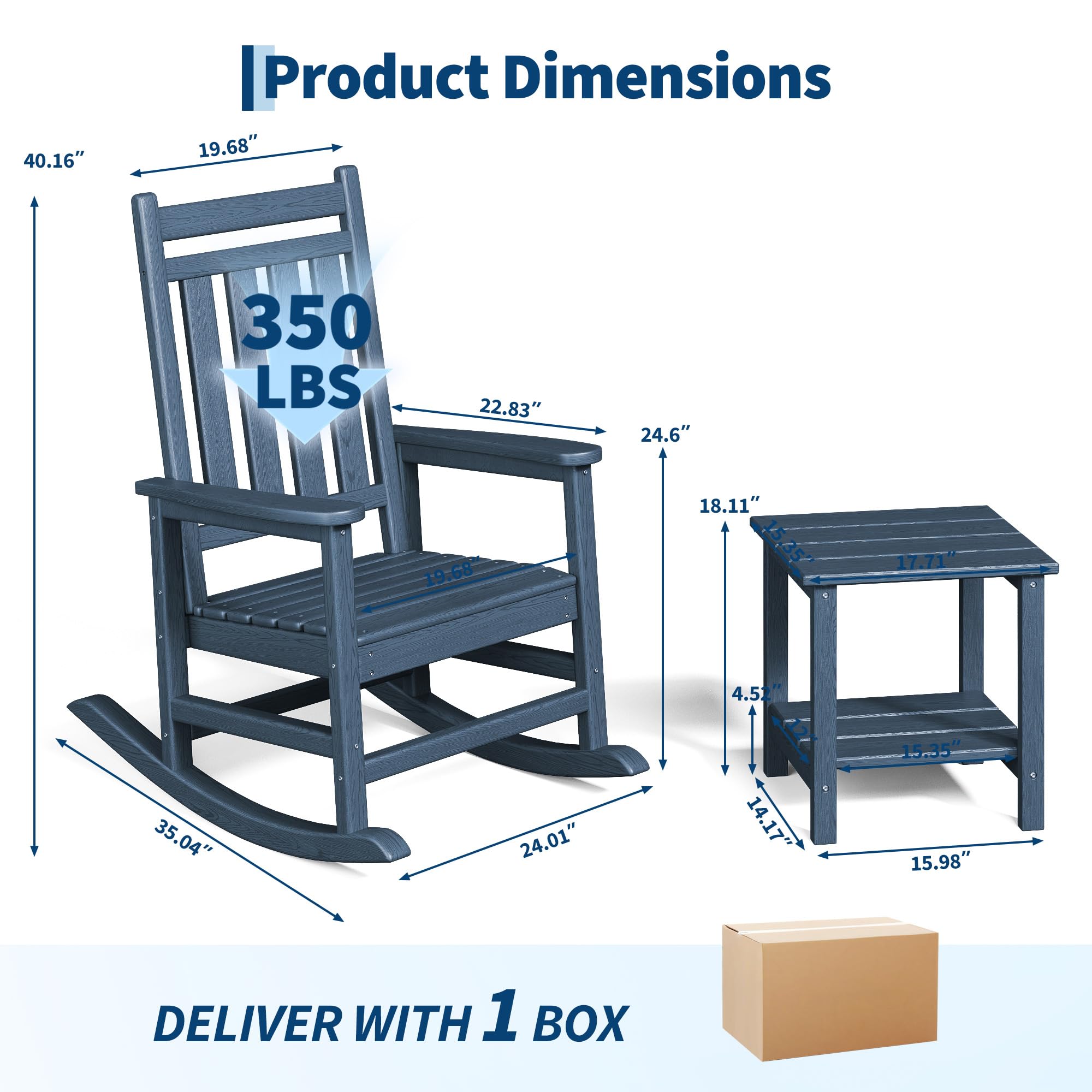 GarveeLife side-table inclusion enhances the outdoor seating setup