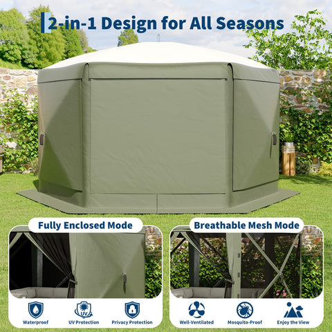 GarveeLife removable canopy top shown for flexible weather protection