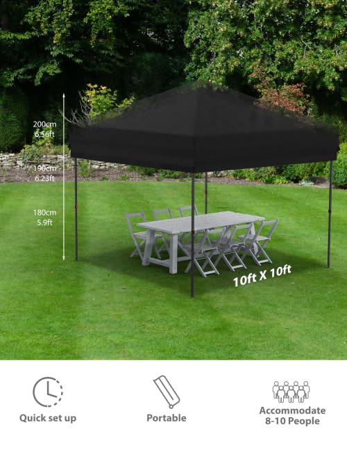 GarveeLife silver-coated UPF 50+ canopy blocks sun during outdoor gatherings