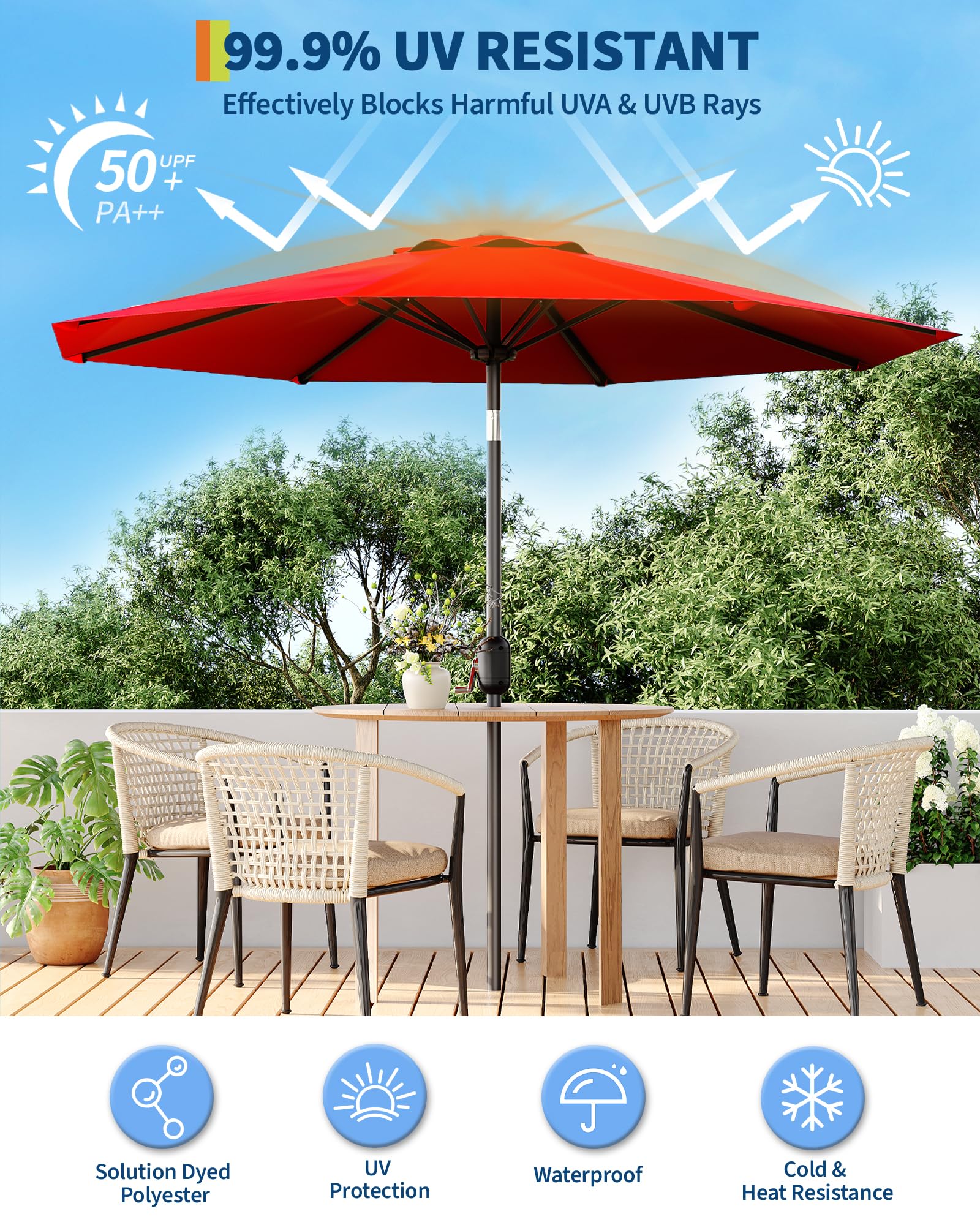 GarveeLife UPF50+ fabric blocks UV rays for safer sun time