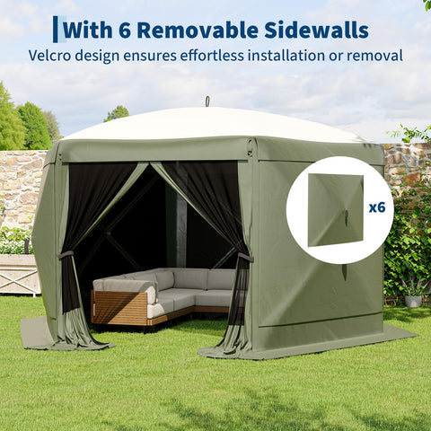 GarveeLife six wind cloths provide privacy and wind reduction