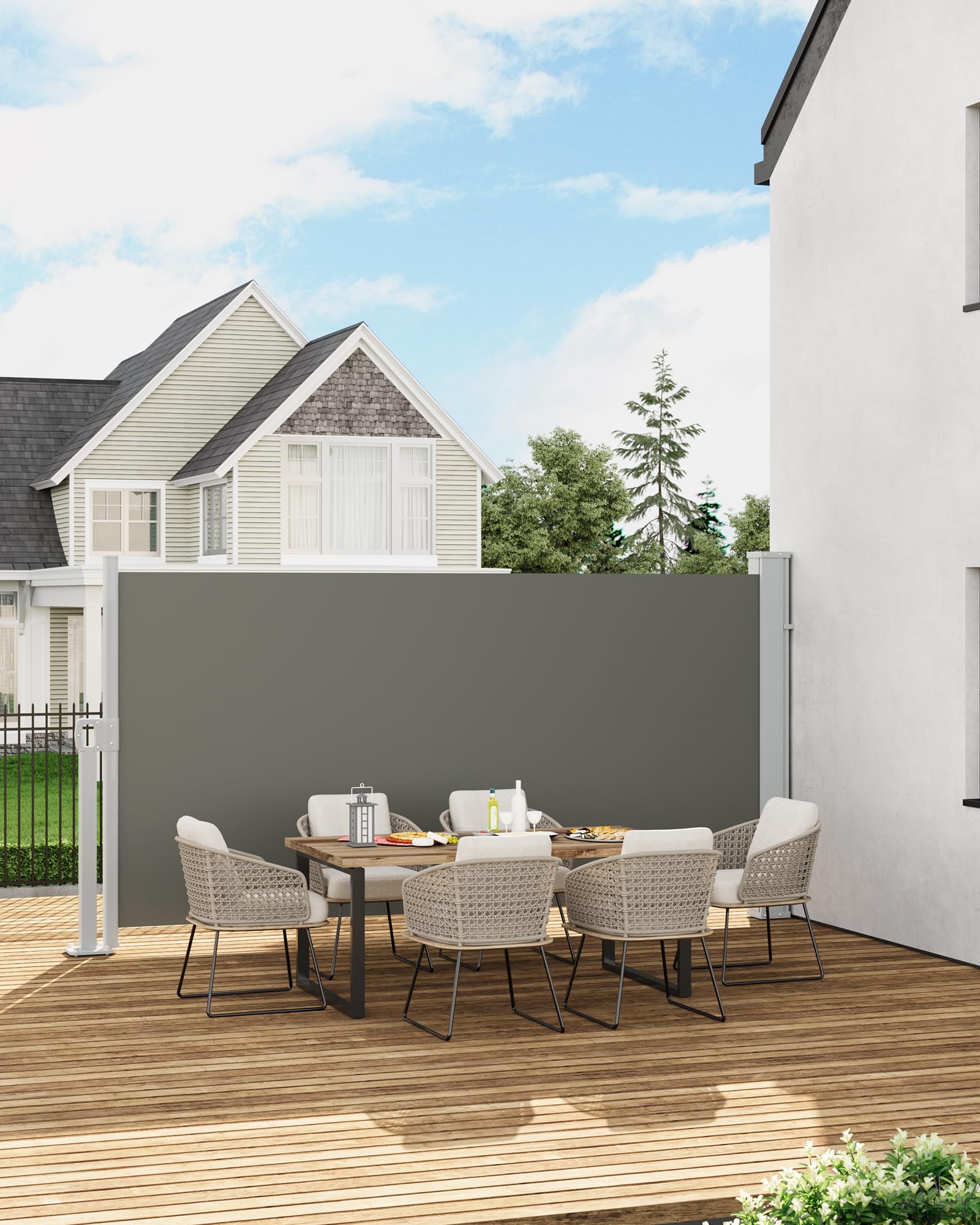 GarveeLife wind-resistant mounting protects against gusts.