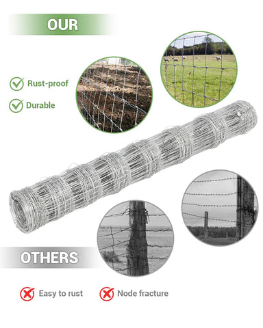 GarveeTech 9GA fence easy-installation scene highlights user-friendly setup with reinforced joints.