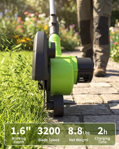 GarveeTech depth-wheel adjustment enables versatile trenching and light grooming