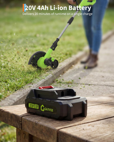 GarveeTech ergonomic handle reduces fatigue during extended edging sessions