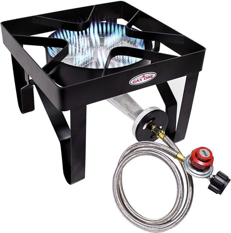 Gas One 200K BTU burner ideal for turkey fry and outdoor cooking.