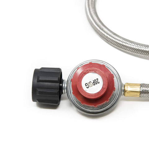 Gas One brass orifice fitting enables versatile propane burner setups.