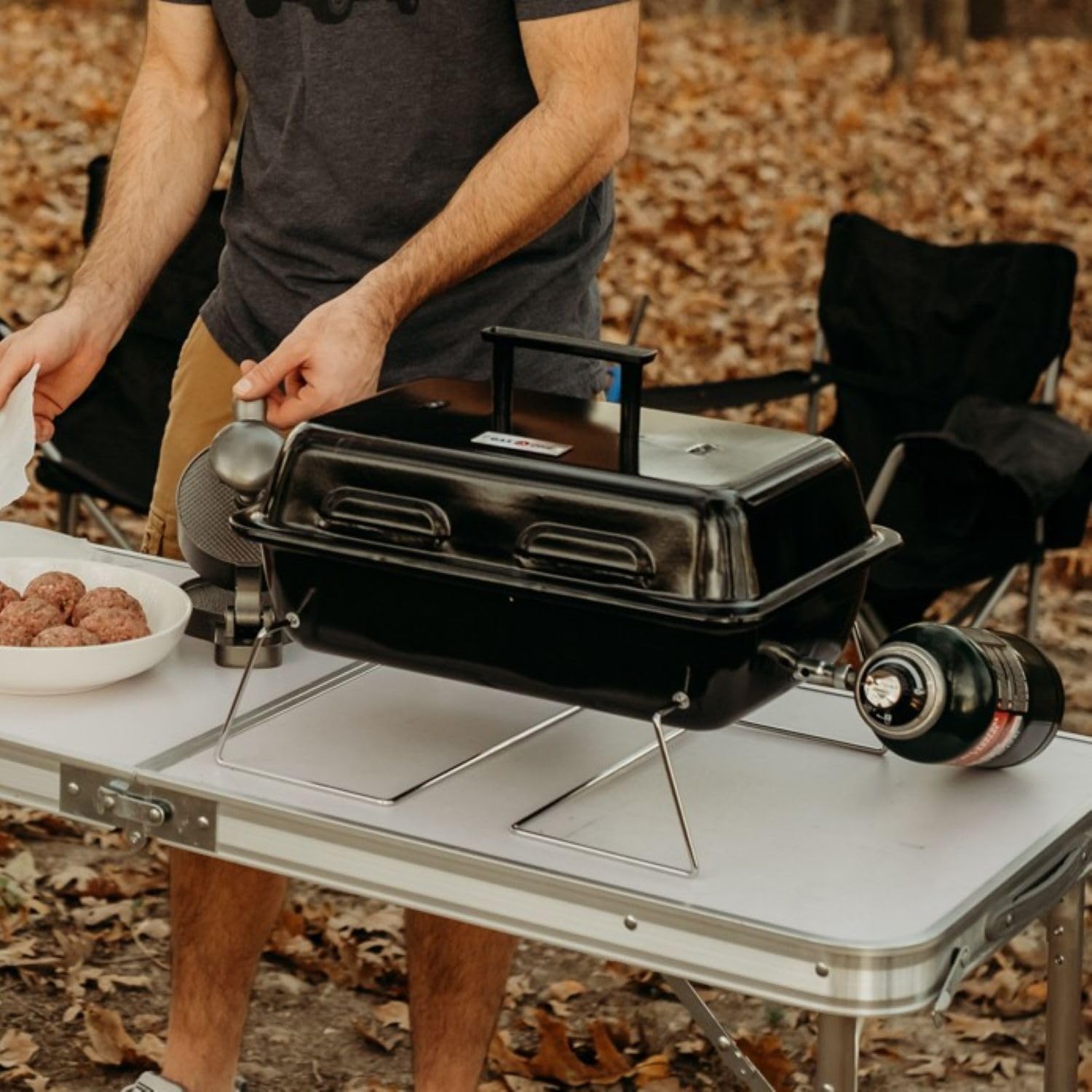 Gas One GPT-25 ideal for camping and tailgating adventures.