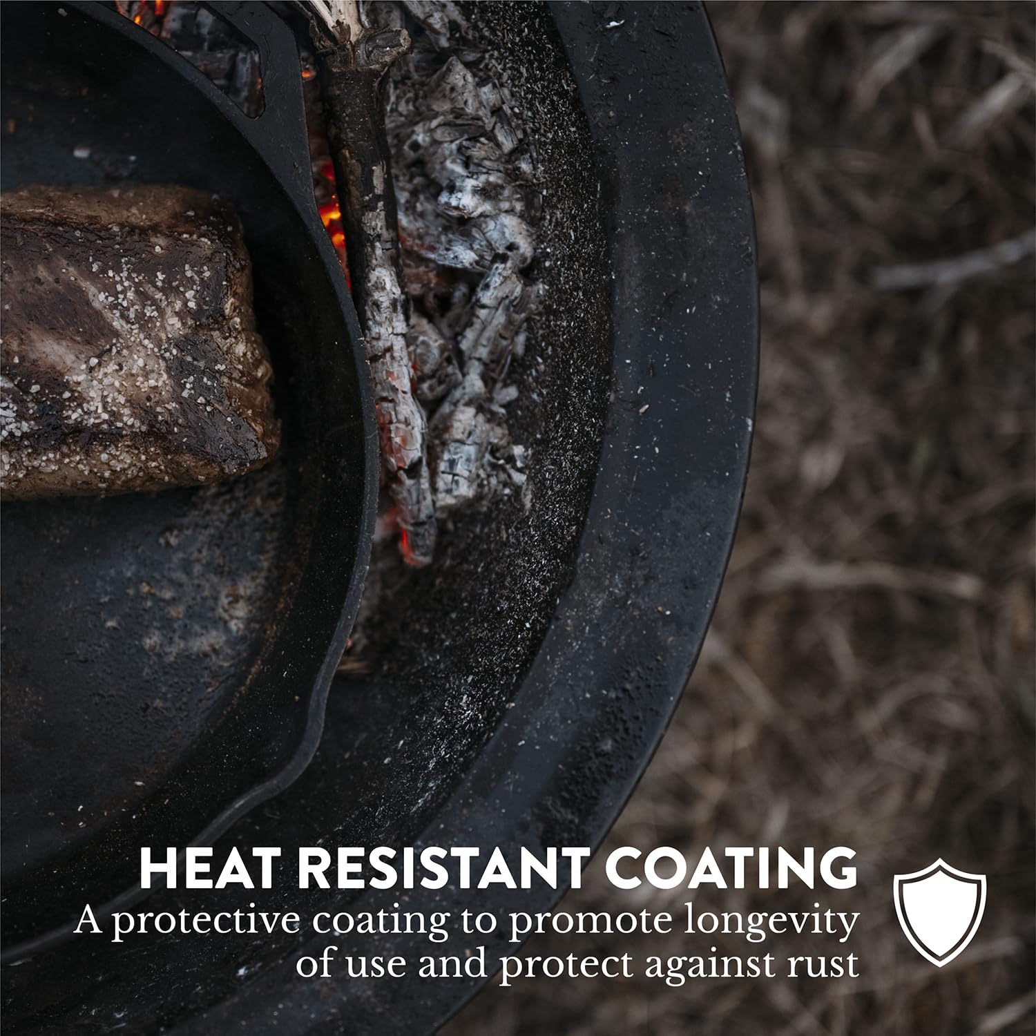 Rust-resistant coating on Gas One fire pit