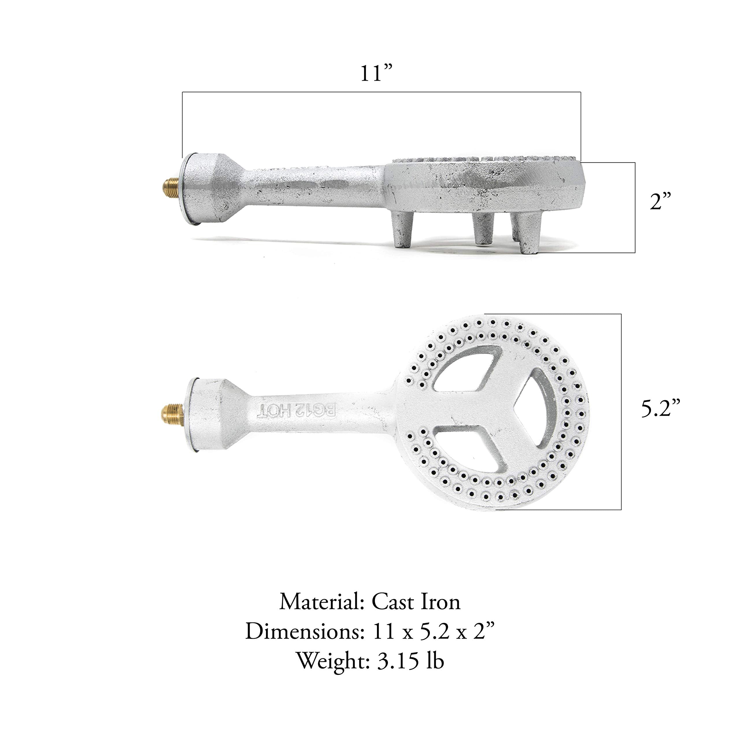 Gas One propane burner compatibility ideal for DIY cooking setups.