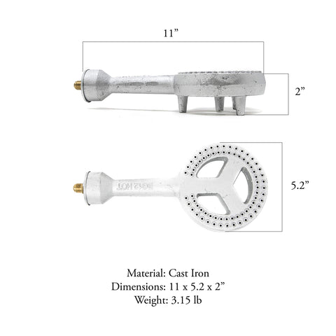 Gas One propane burner compatibility ideal for DIY cooking setups.