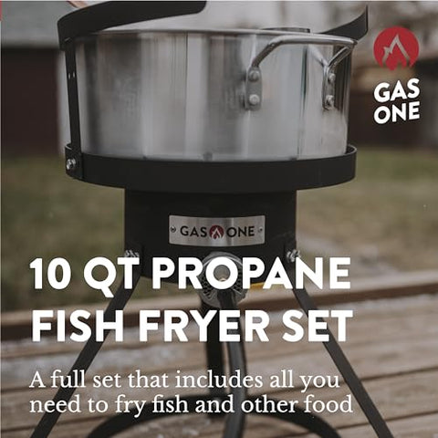 Gas One 5 inch thermometer for precise oil temperature monitoring.