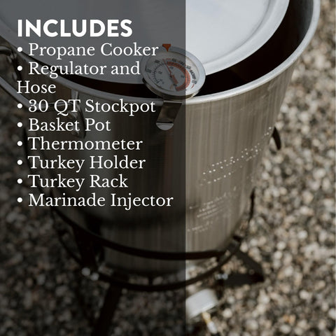 Gas One turkey rack securing poultry during outdoor cooking