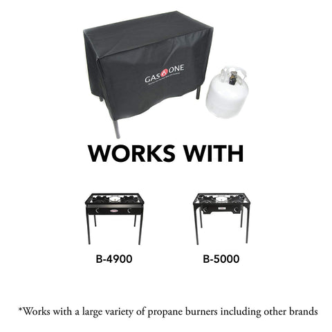 Gas One cover fits models B-4545 and B-5000 series for double burners.