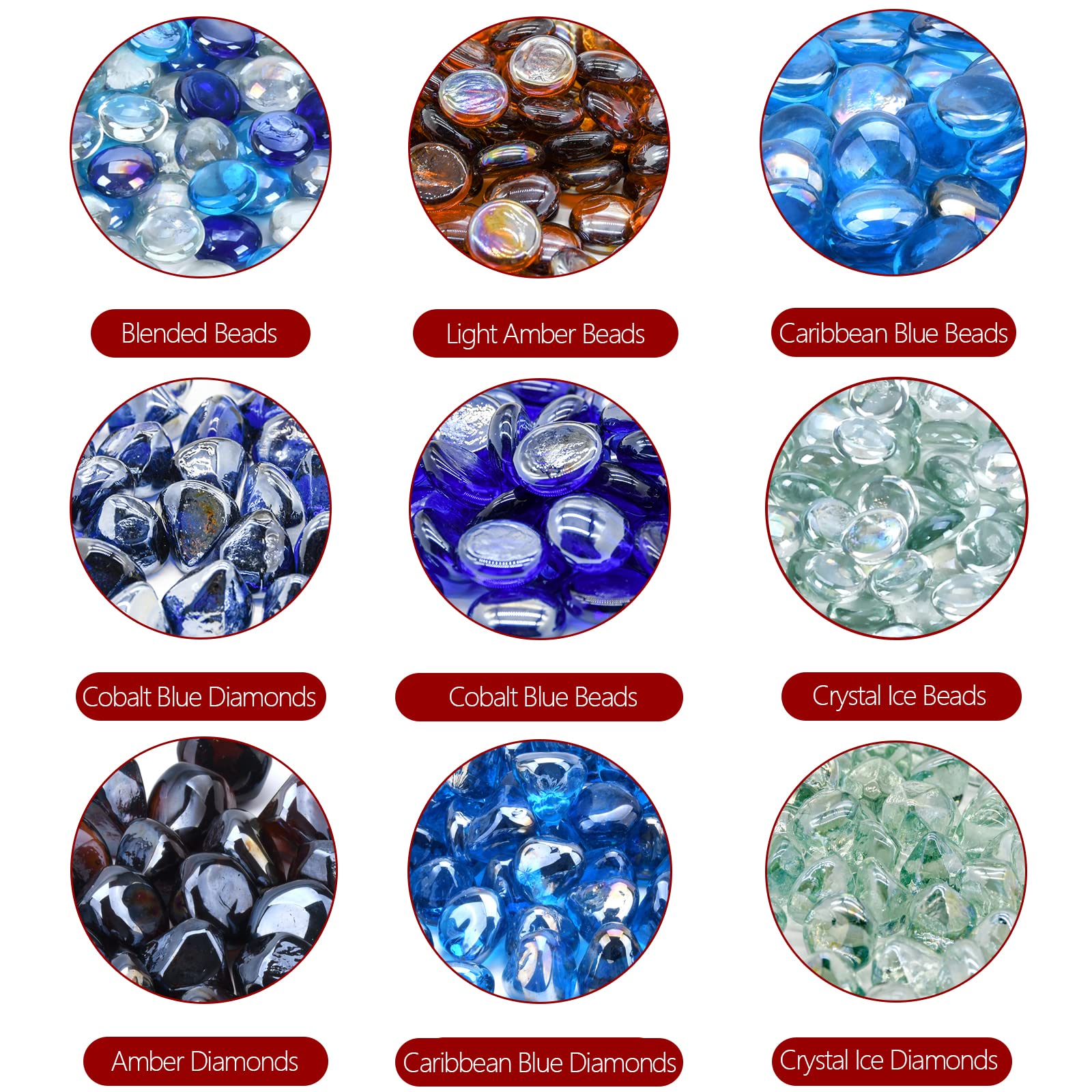 GasSaf beads are easy to install and maintain for lasting brilliance.