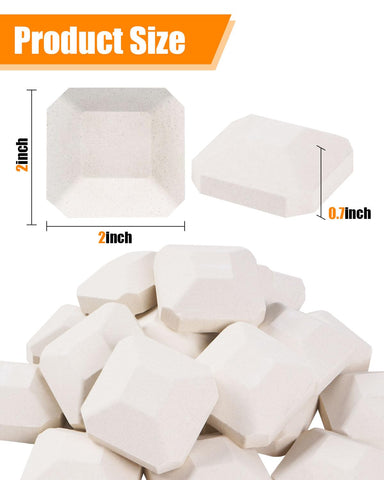 GasSaf briquettes absorb grease to reduce flare ups while grilling