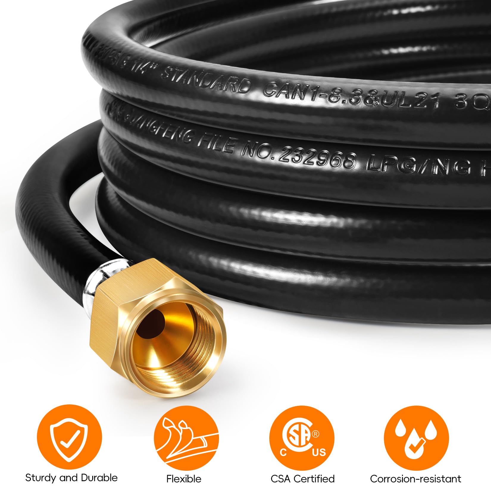 GasSaf CSA-certified badge signaling trusted safety certification.