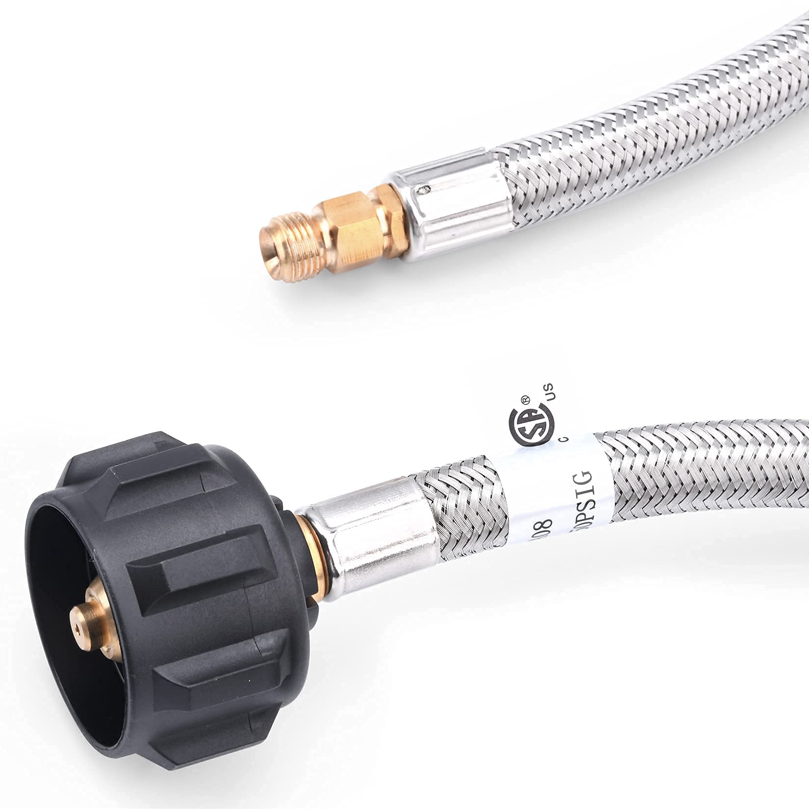 GasSaf hose compatible with Flame King and Camco regulator accessories