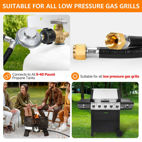 GasSaf compatibility with Weber, Kenmore, Brinkmann broadens outdoor cooking options.