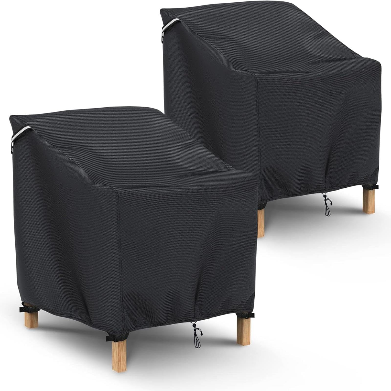 Gasadar patio chair cover 2-pack shown on a chair for outdoor protection.
