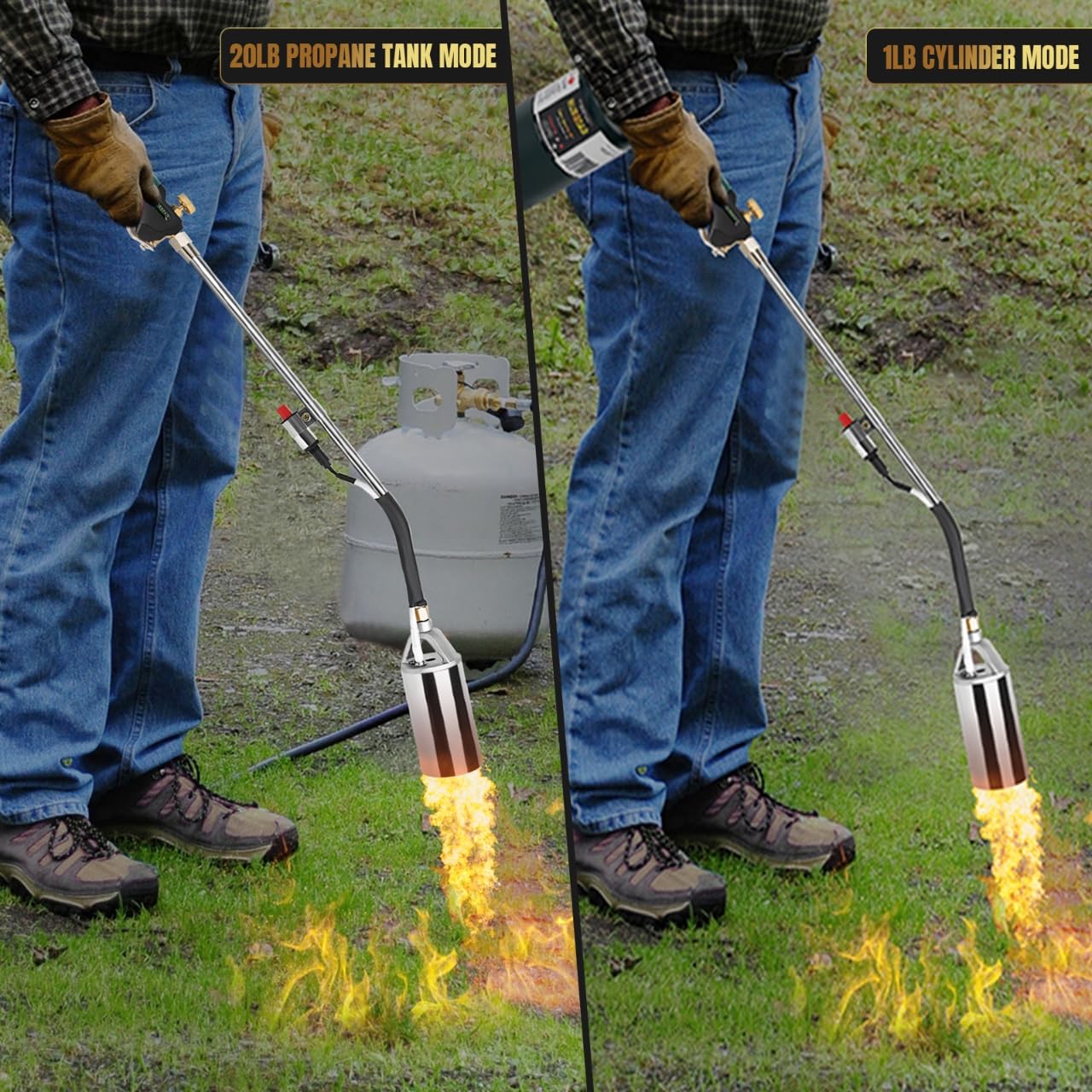 GasBRUH weed burner with igniter for quick flame start.