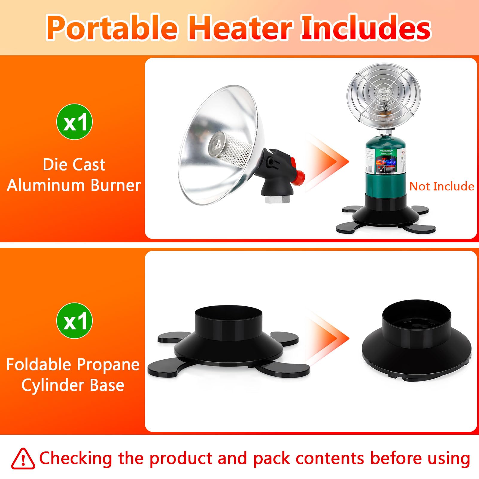 GasCalorix one push ignition simplifies outdoor heating setup