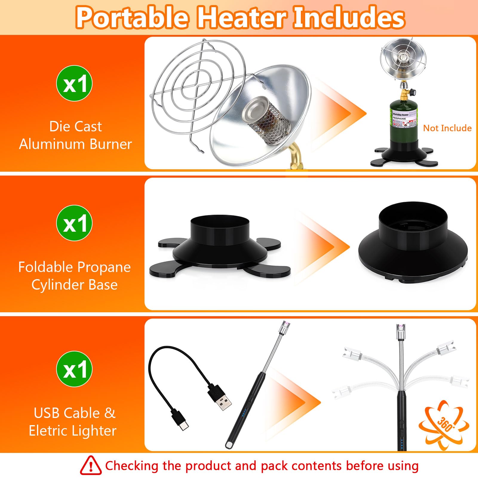 GasCalorix quick-heating heater delivers warm comfort in seconds outdoors