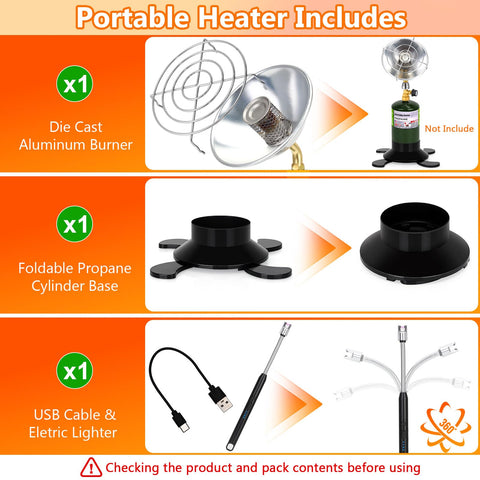 GasCalorix quick-heating heater delivers warm comfort in seconds outdoors