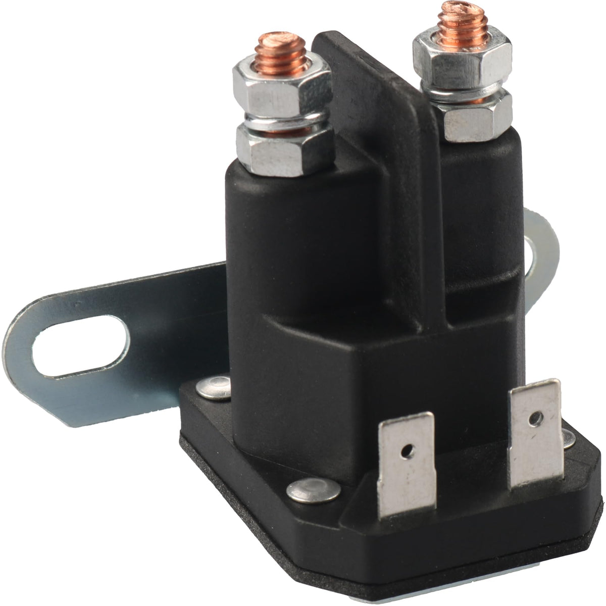 Gashwer AM138068 starter solenoid close-up, showcasing robust 12V performance for lawn tractors