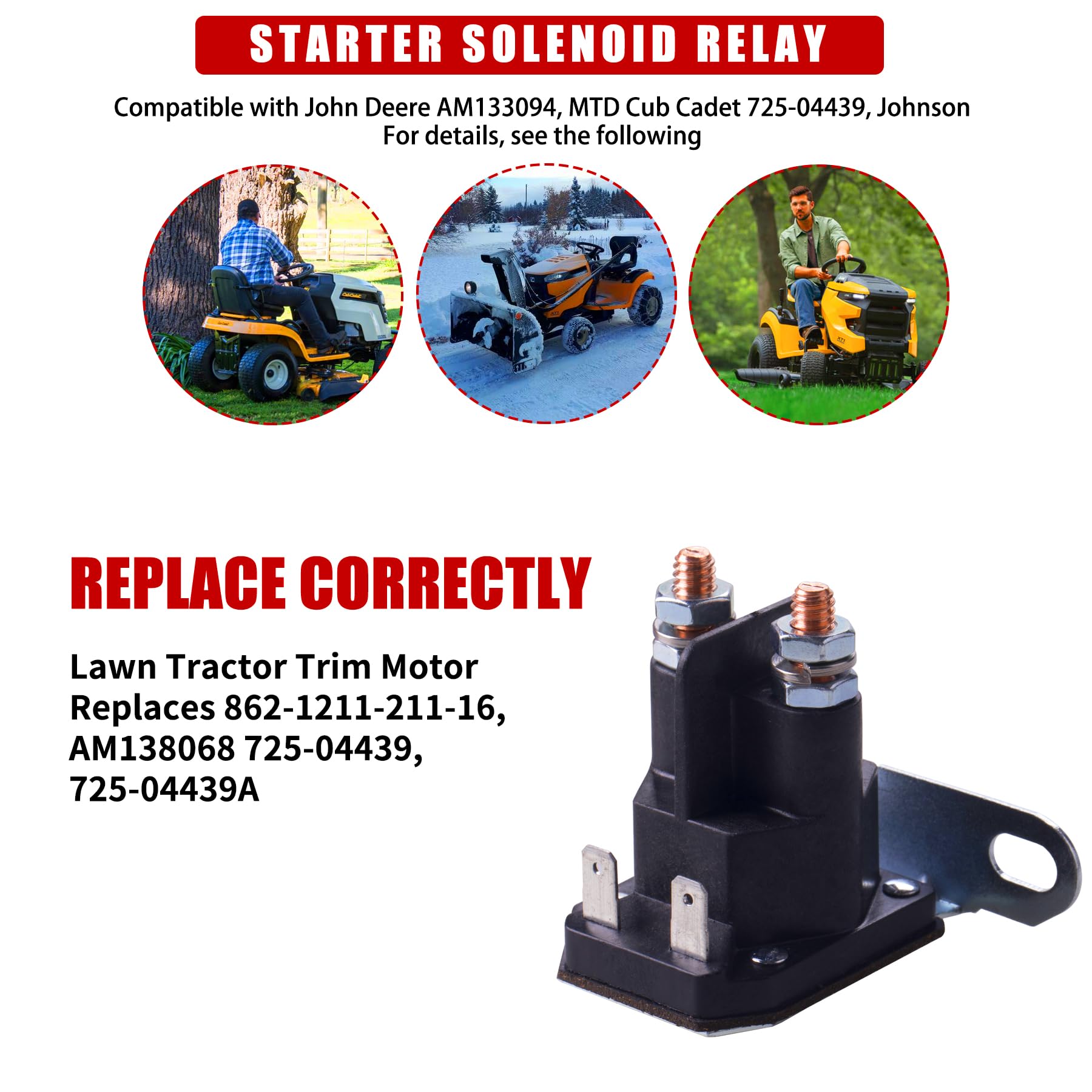 Gashwer starter solenoid packaging showing single unit ready for replacement