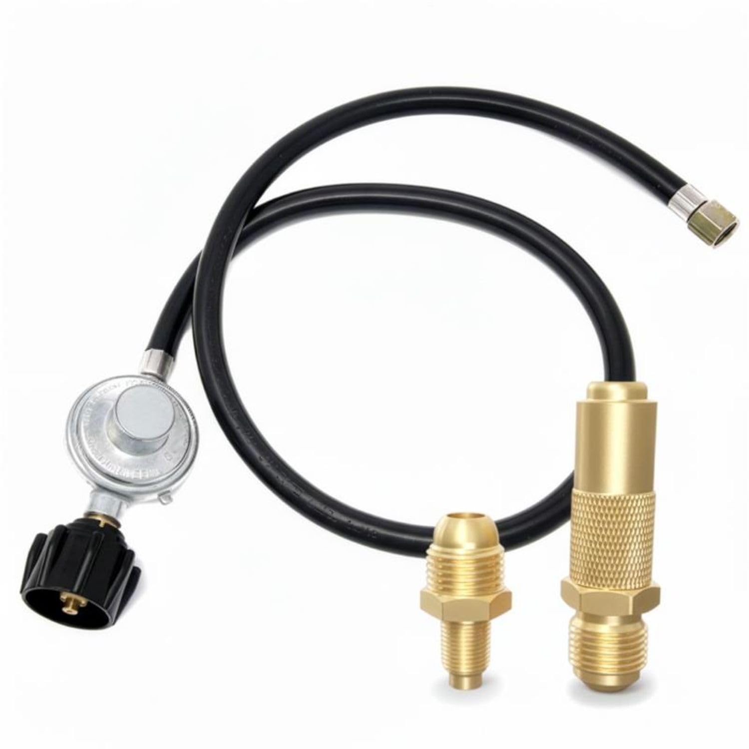 GasOne 2106-KIT regulator and hose enabling universal compatibility with Blackstone griddles.