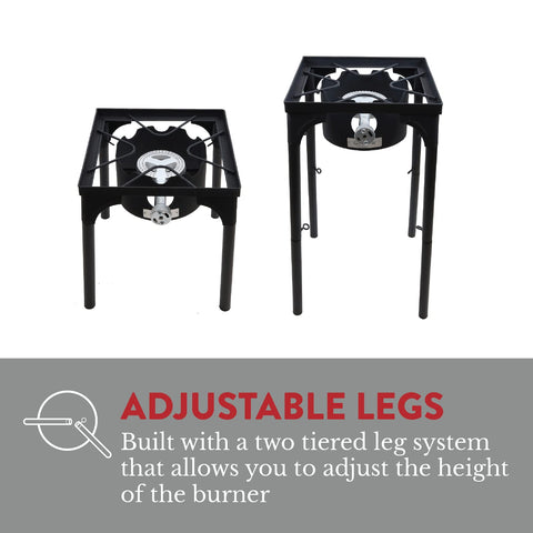 Gas One B-3000H-15 cast-iron burner head for durable performance.