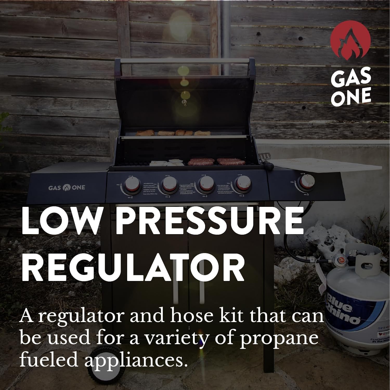 Gas One brass quick connector close-up, durable fittings for leak-free use.